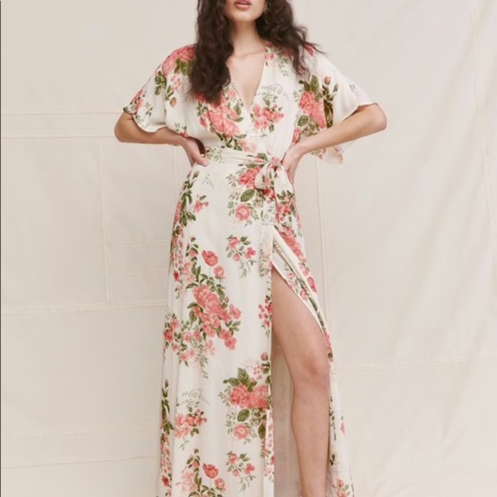Reformation Winslow Dress Corsage - Picture 1 of 7